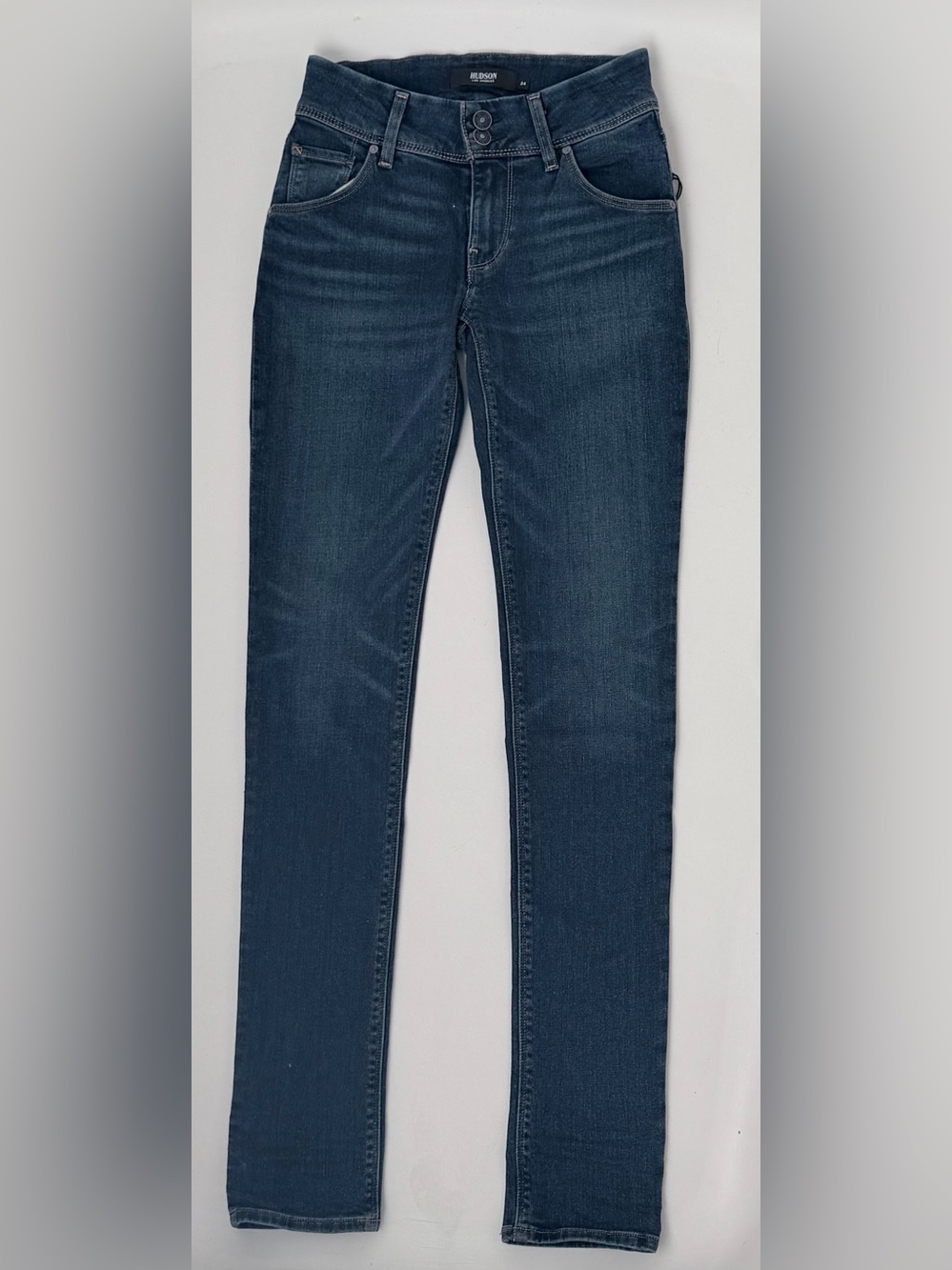 NWT Hudson Collin Mid-Rise Skinny Jeans in Obscurity
